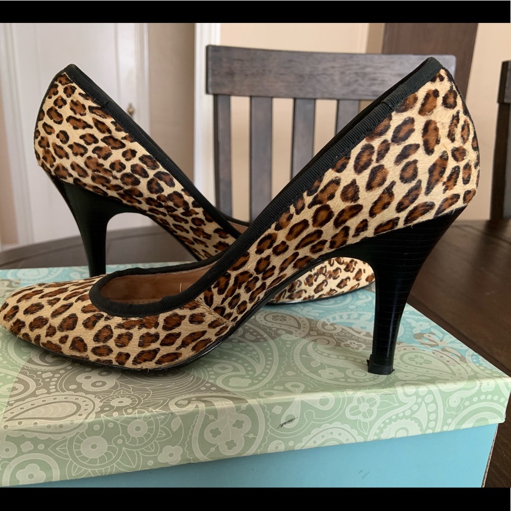 Nordstrom BP Stella Leppard Heels sz 7.5